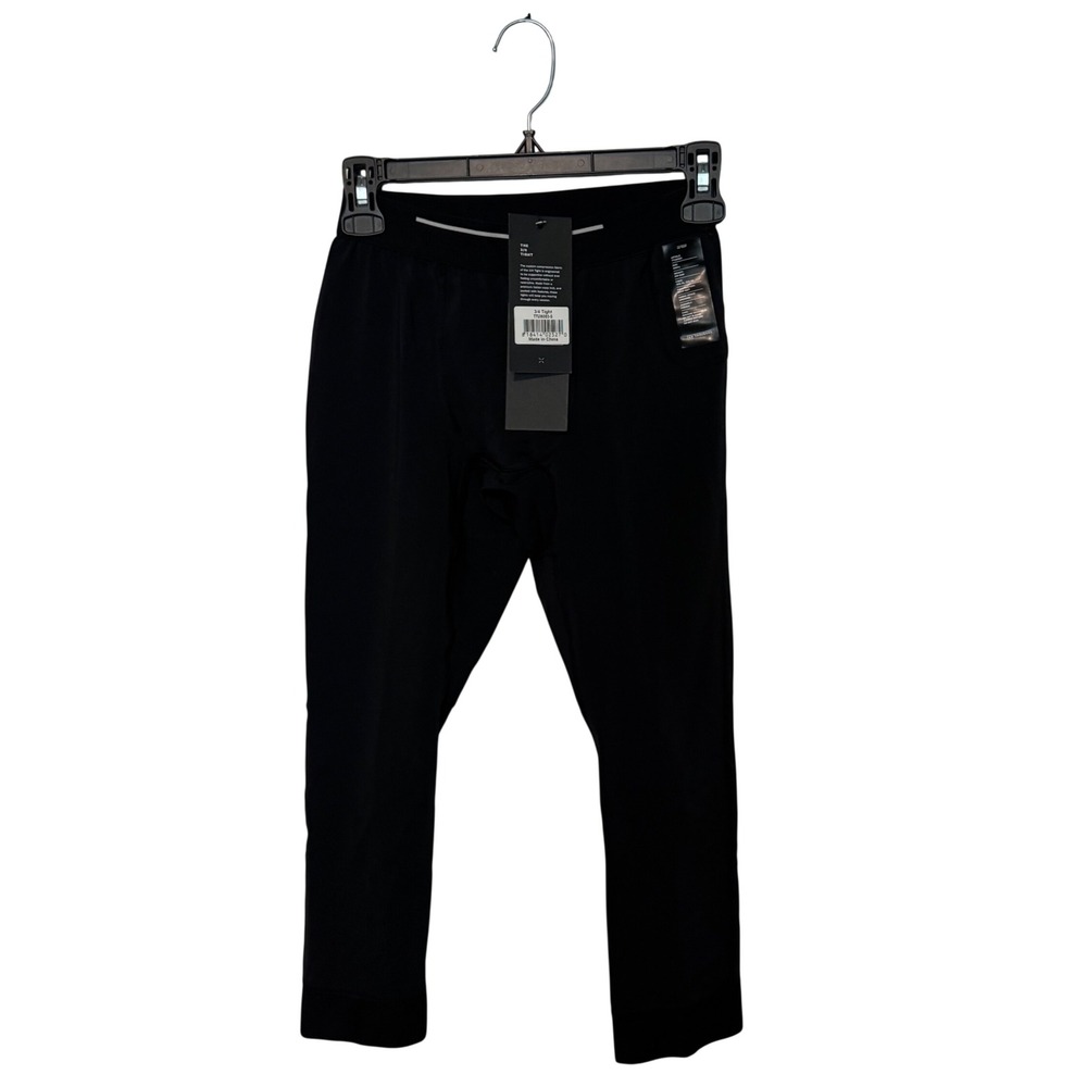 Ten Thousand 3/4 Tight Mens Small Black Compression Training Leggings Yoga Gym